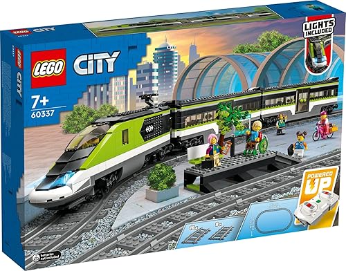 Miniatura 2 de Lego City Set of 3 60337 Passenger Express Train, 60238 Turnouts & 60205 Rails