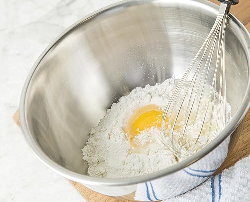 Vista 33 de Fox Run Brands - Cuenco para mezclar de acero inoxidable, 1/2 cuarto, Metálico