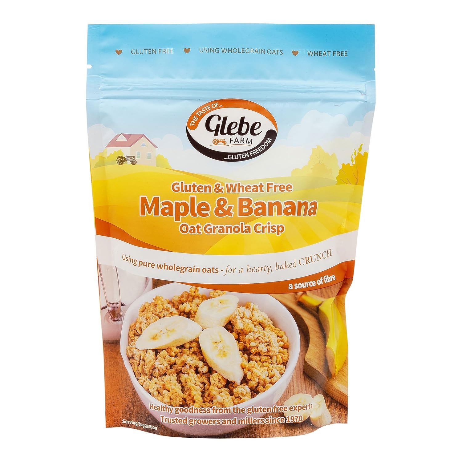 Glebe Farm Gluten Free Banana & Maple Granola 325g