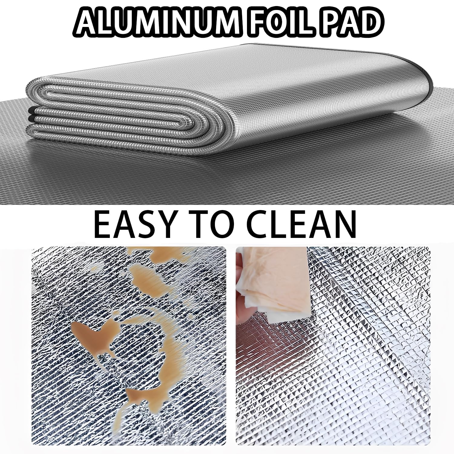Tapis Isolant Camping Tapis de Camping Tapis de Sol de Camping en Mousse, Tapis Isolant Thermique Aluminium Étanche Pliable pour Camping Randonnée Voyage Pique-Nique Extérieur