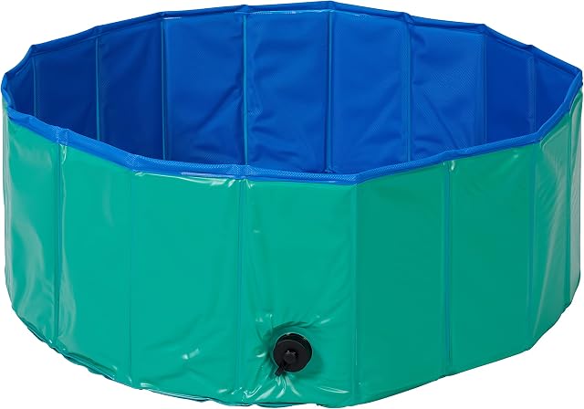 Bramble - Small Green Foldable Swimming Paddling Pool for Pets - 80x30cm