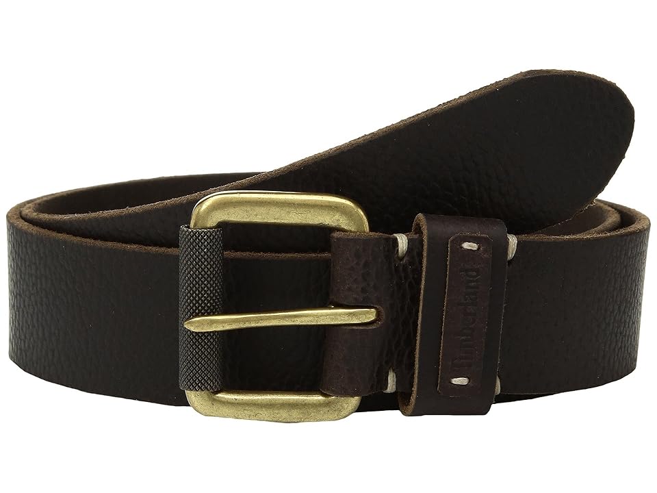 

Timberland 40mm Milled Belt (Dark Brown) Men's Belts