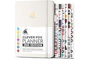 Clever Fox Planner: Power Up Productivity with 2024 Planner and Habit Tracker