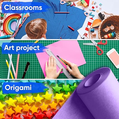 Miniatura 3 de Paclord Rollo de papel kraft lila de 36 x 1200 pulgadas (100 pies), grosor de 45 libras, papel de manualidades para la escuela, papel de color