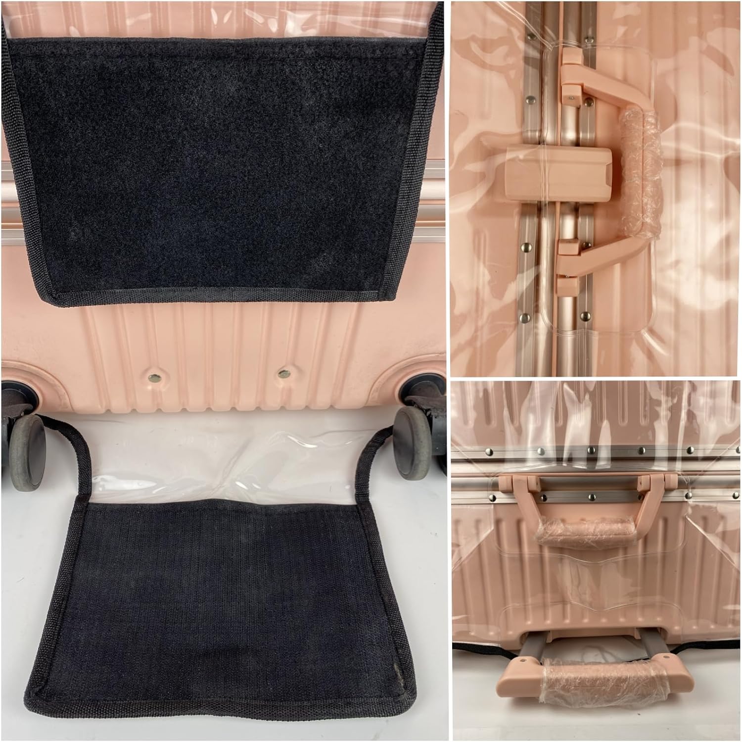 JZRSuitcase 30-inch Luggage Cover Protector Clear PVC Waterproof Suitcase Covers, Travel Luggage sleeves protective Tsa Approved - Image 3