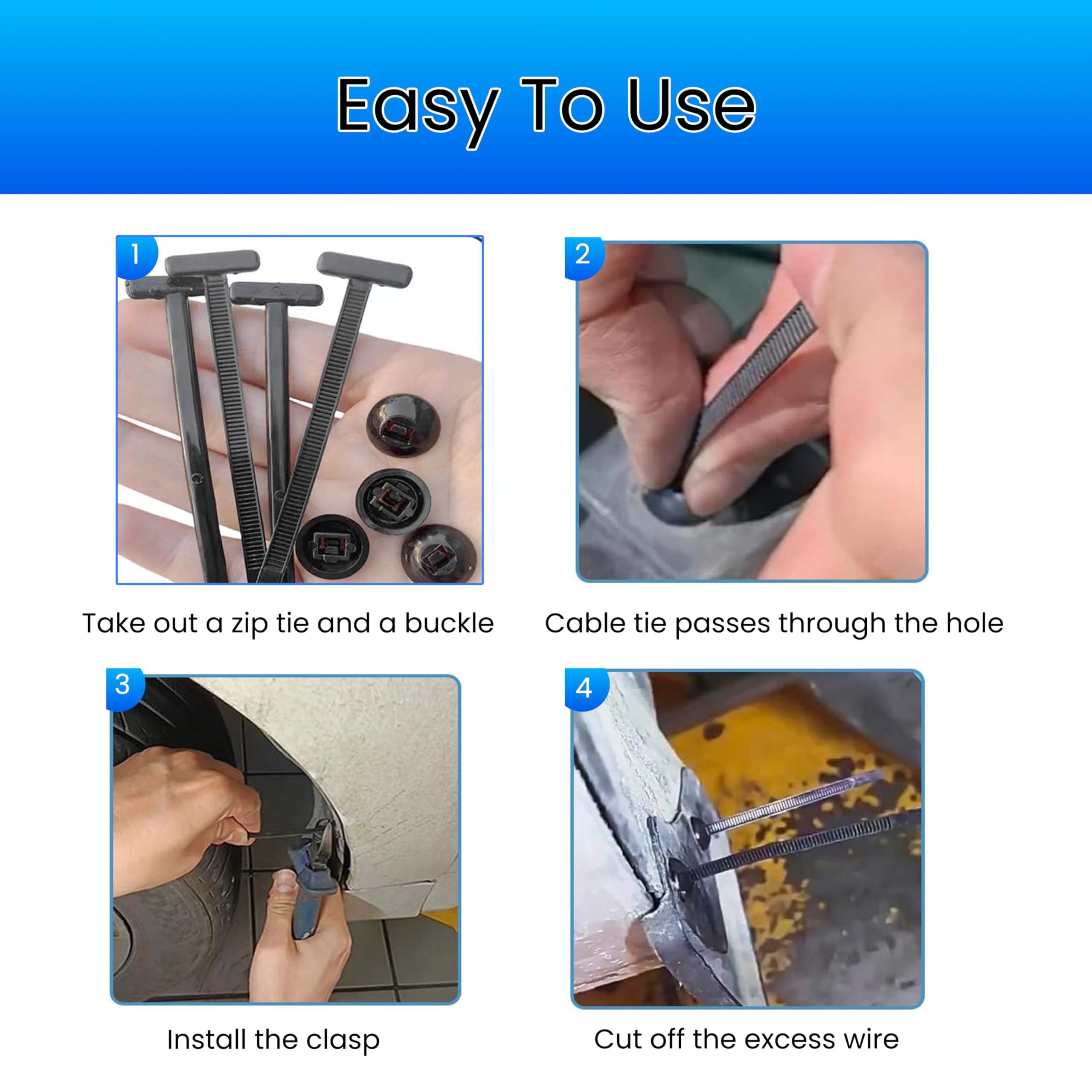 Nylon Universal Cable Tie Buckle - Image 4
