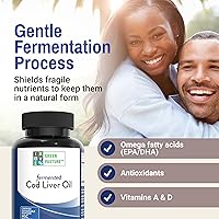 Vista 4 de Green Pasture Aceite de Hígado de Bacalao Fermentado Sabor Naranja 120 Caps