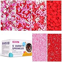 Vista 20 de Azúcar de lijado de Halloween, gránulos para decoración de pasteles, cupcakes, galletas, decoración de helado, chispas de azúcar comestibles