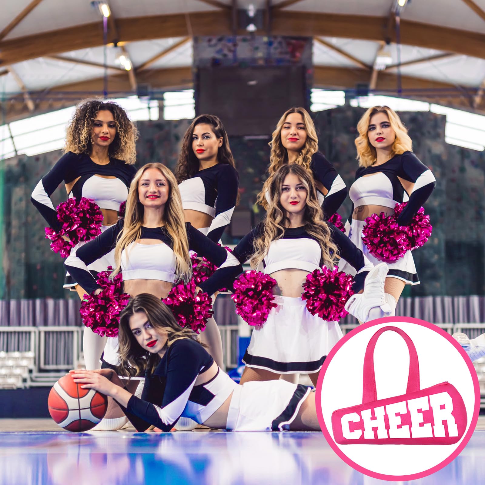 Amazon.com: Yeyeplum 24 Pcs Cheer Bag Bulk Cheerleaders Tote