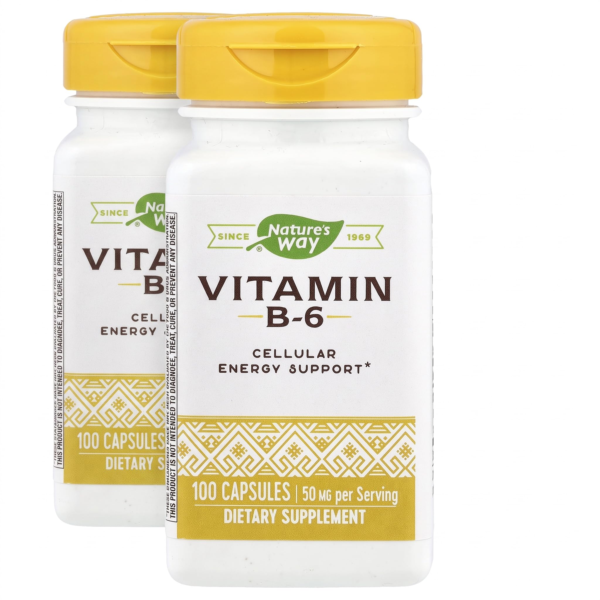 Nature's Way High Potency Vitamin B6 50 mg, Cellular Energy Support*, 100ct — Amazon image 3
