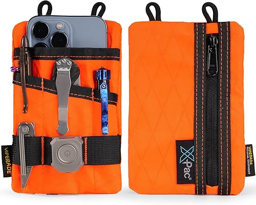Miniatura 10 de VIPERADE VE1 Organizador de bolsillo, bolsa EDC para hombres, organizador de almacenamiento EDC, equipo EDC, bolsa de bolsillo multiherramienta para