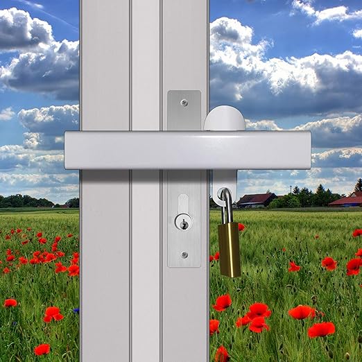 Patio French Door Lock Single Handle 'Box Section' High Security