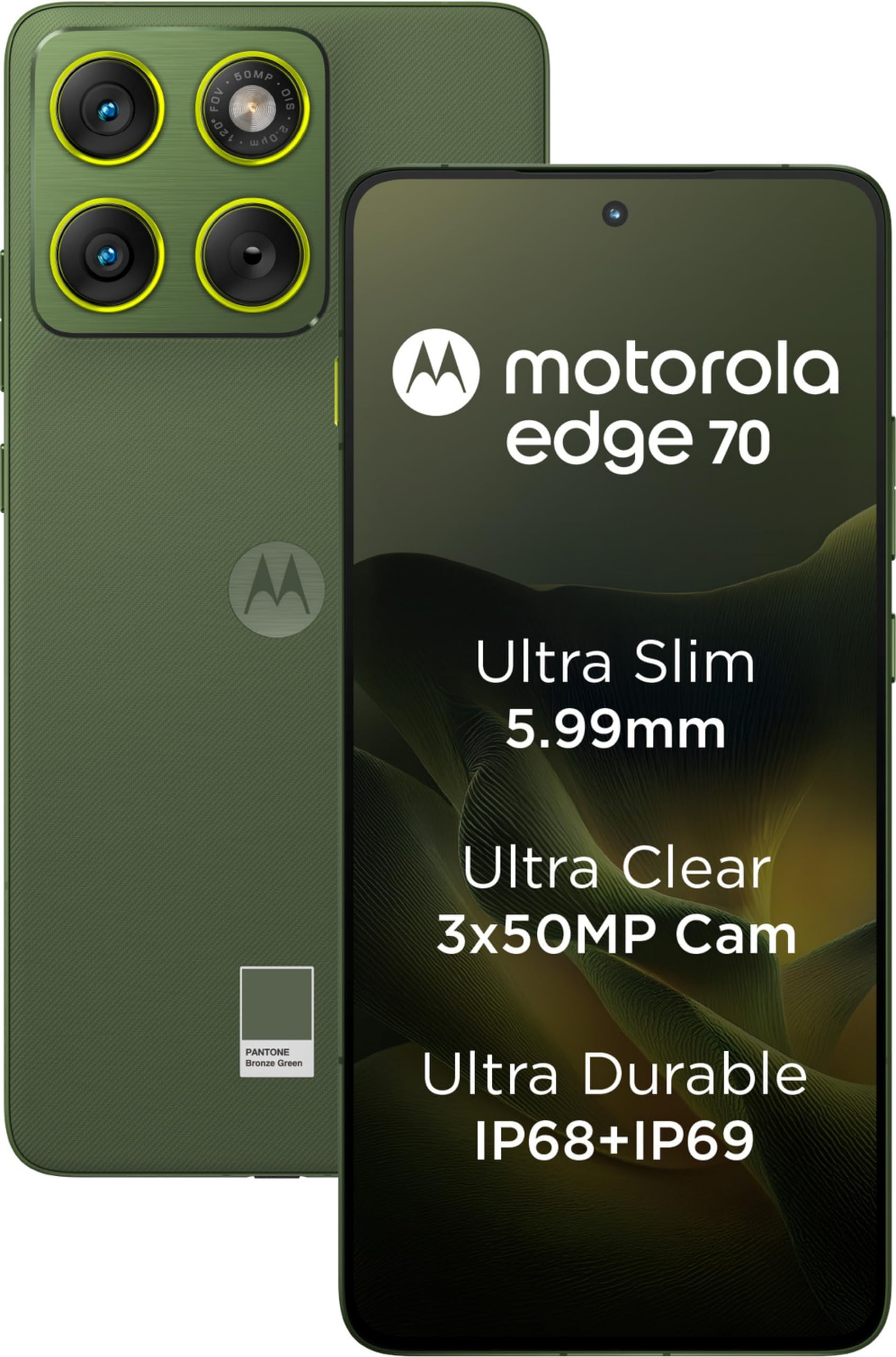 Motorola Edge 70 Bronze Green 8GB/256GB – ₹30,490