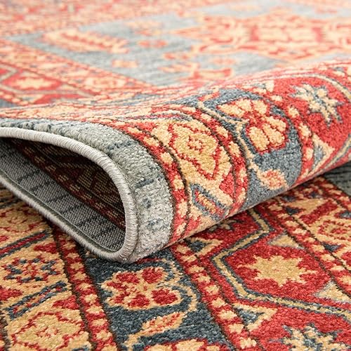 Miniatura 6 de Rugs.com Sara Collection - Alfombra mediana de 9 x 12 pies, color azul claro, perfecta para salas de estar, comedores grandes, planos abiertos