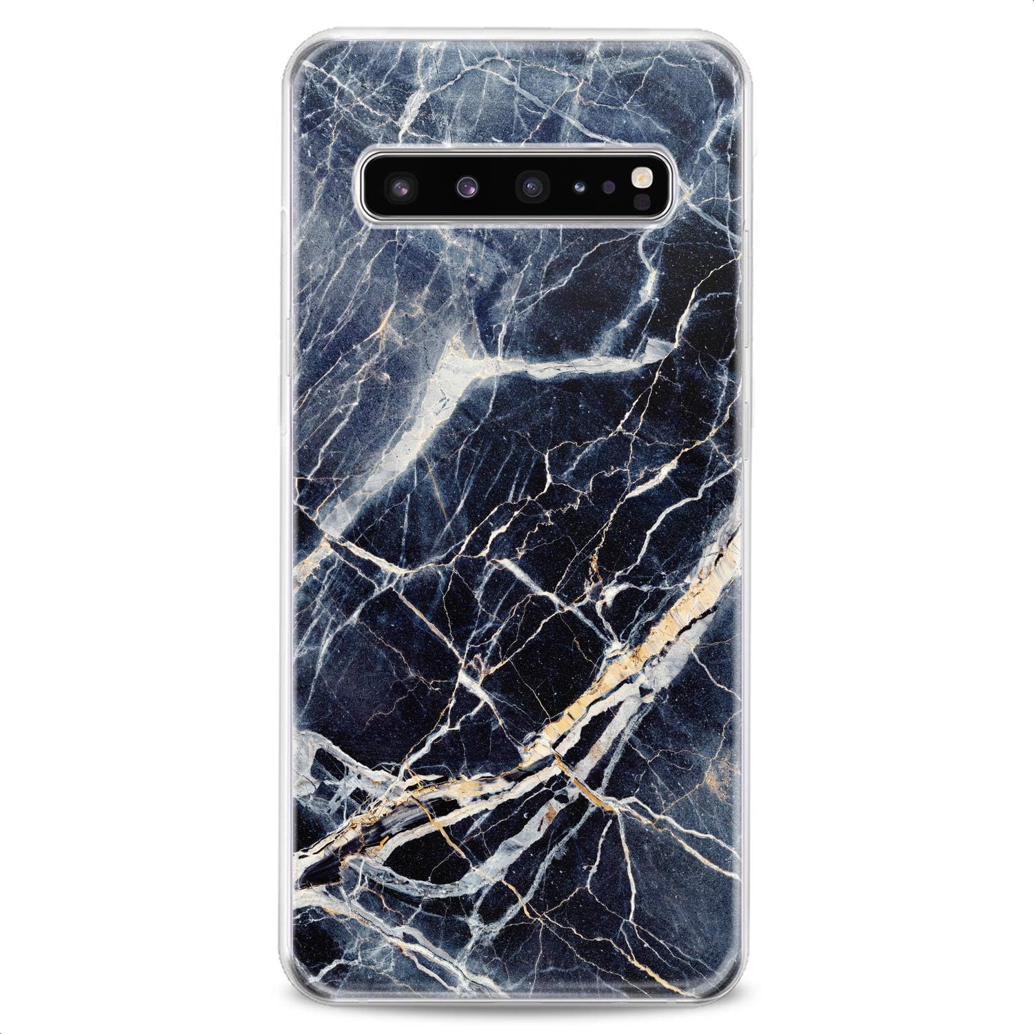 TPU Case Replacement for Samsung Galaxy J8 J7 Max Cover J6 Plus J5 J4 J3 Pro J2 Black Marble Design Flexible Silicone Unique Cute Stone Soft Slim fit Print Man Clear Beautiful Royal Cute Dark image 4
