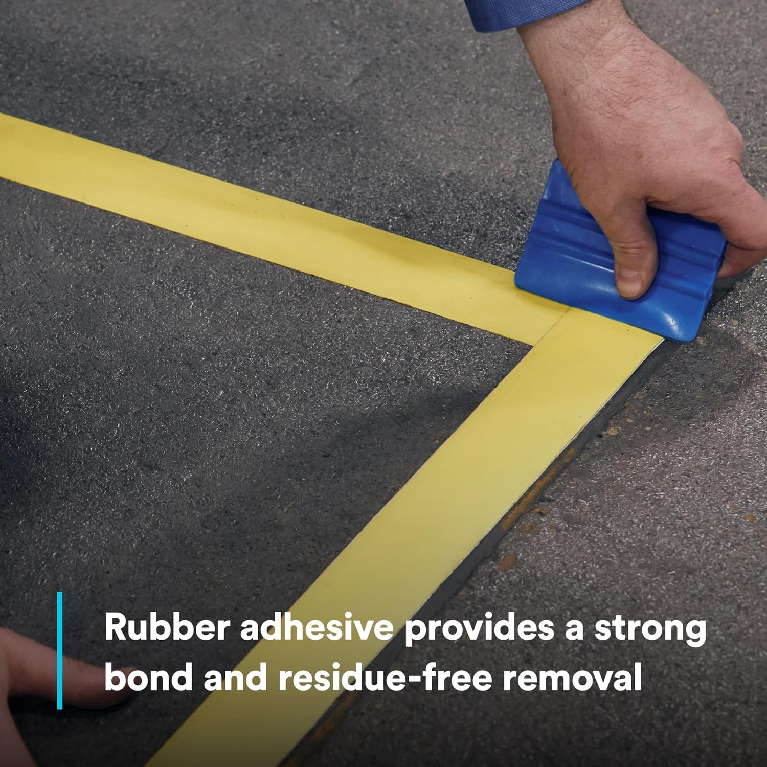 3M Durable Floor Marking Tape 971, Yellow, 4 in x 36 yd, 17 mil, Heavy Duty Vinyl Great for High-Traffic Areas, Color-Coding, Vibrant Color, Clean Removal