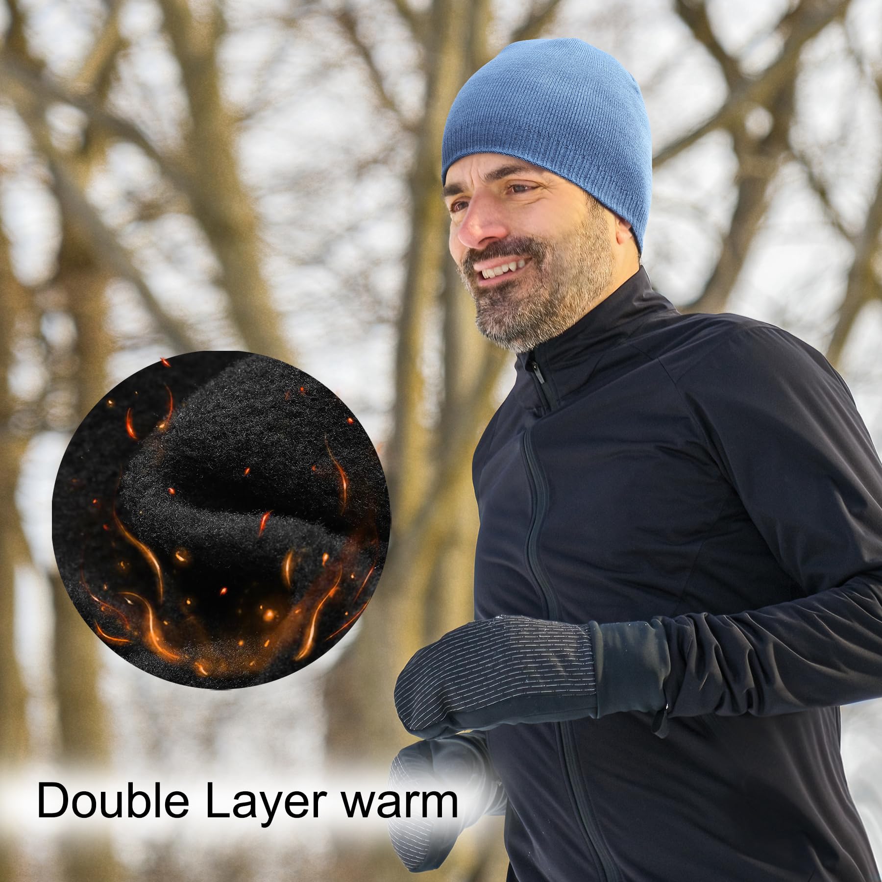 Beanie ciepłe czapki z polaru zimowa czapka dzianinowa czapka zimowa beanie beanie beanie dla mężczyzn i kobiet do sportów na świeżym powietrzu