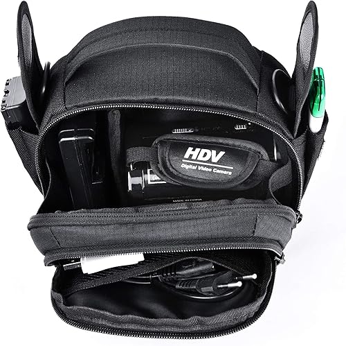 Miniatura 4 de FOSOTO Funda para cámara y videocámara Compatible con Canon VIXIA HF R800 R700, Sony HDR-CX405 CX675 CX670 SR12 FDRAX53, Panasonic HC-V770 HC-V180