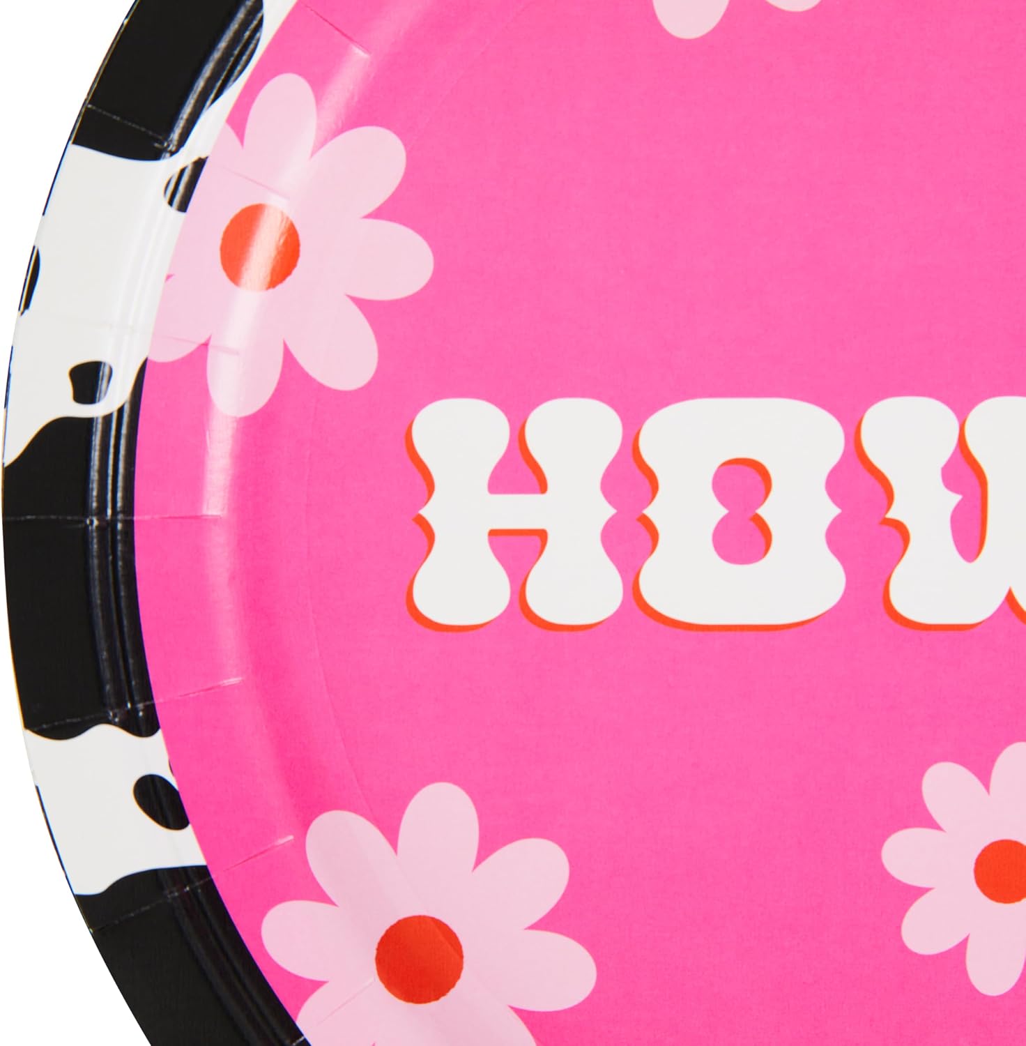C.R. Gibson Appetizer Plates, Howdy, 9" Diameter, 8 Count (TW15-25513)
