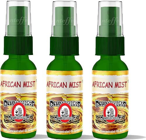 Blunteffects Blunt Effects - Ambientador 100% concentrado para automóvilhogar Oder en espray neutralizador (paquete de 3) Elige el aroma (niebla