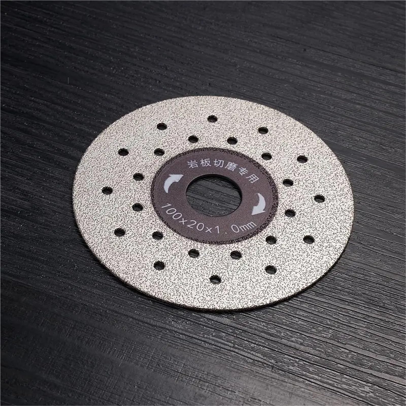 Tarcza do szlifowania płyt skalnych 4-calowe szare diamentowe ostrze do cięcia płytek 8/20 szt. Do kamiennych ceramicznych płyt skalnych(20pcs)