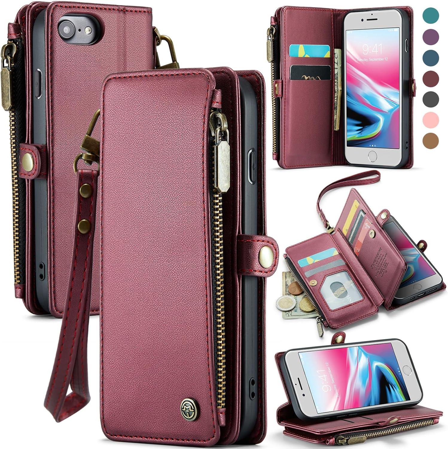 Defencase iPhone 8/7/SE 2020/SE 2022 Case, RFID Blocking iPhone SE 2020