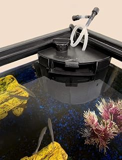 Danner Manufacturing, Inc., Supreme EZ Clean Single Internal Filter for Freshwater or Saltwater Aquariums with Top Loading Cartridge Design, 01155 Black