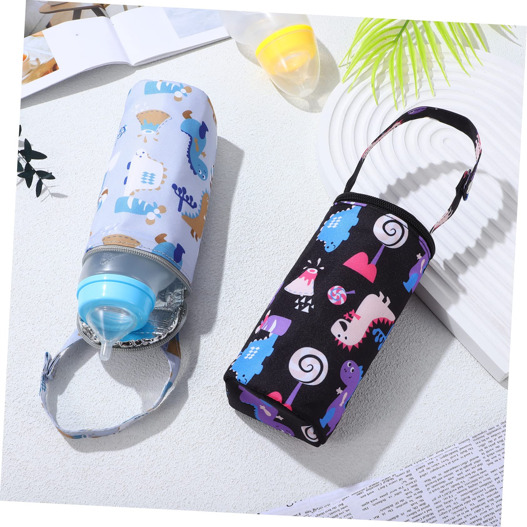 Ciieeo 6piezas Bolsas Térmicas para Biberones Soporte Aislante para Botellas De Leche Diseño De Caricatura para Viajes Paseos y Camping Compatible Carritos y Mochilas