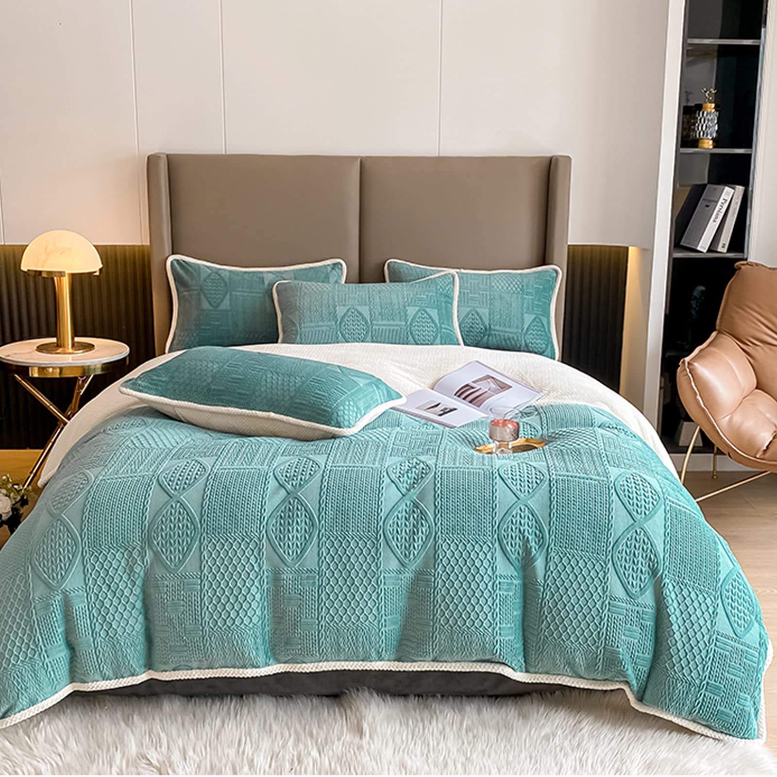 Housse de couette en velours respirant pour transformer votre lit en nid douillet d'hiver