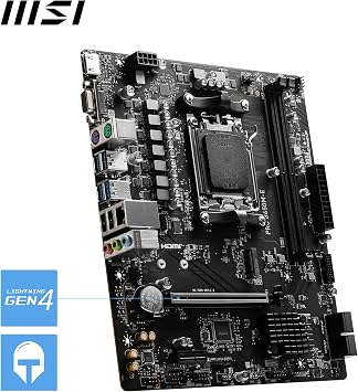 Msi Mb Pro B650m-e Am5 Ddr5 6800mhz(oc) Hdmi Vga M.2 Usb3.2 2.5g Lan Matx