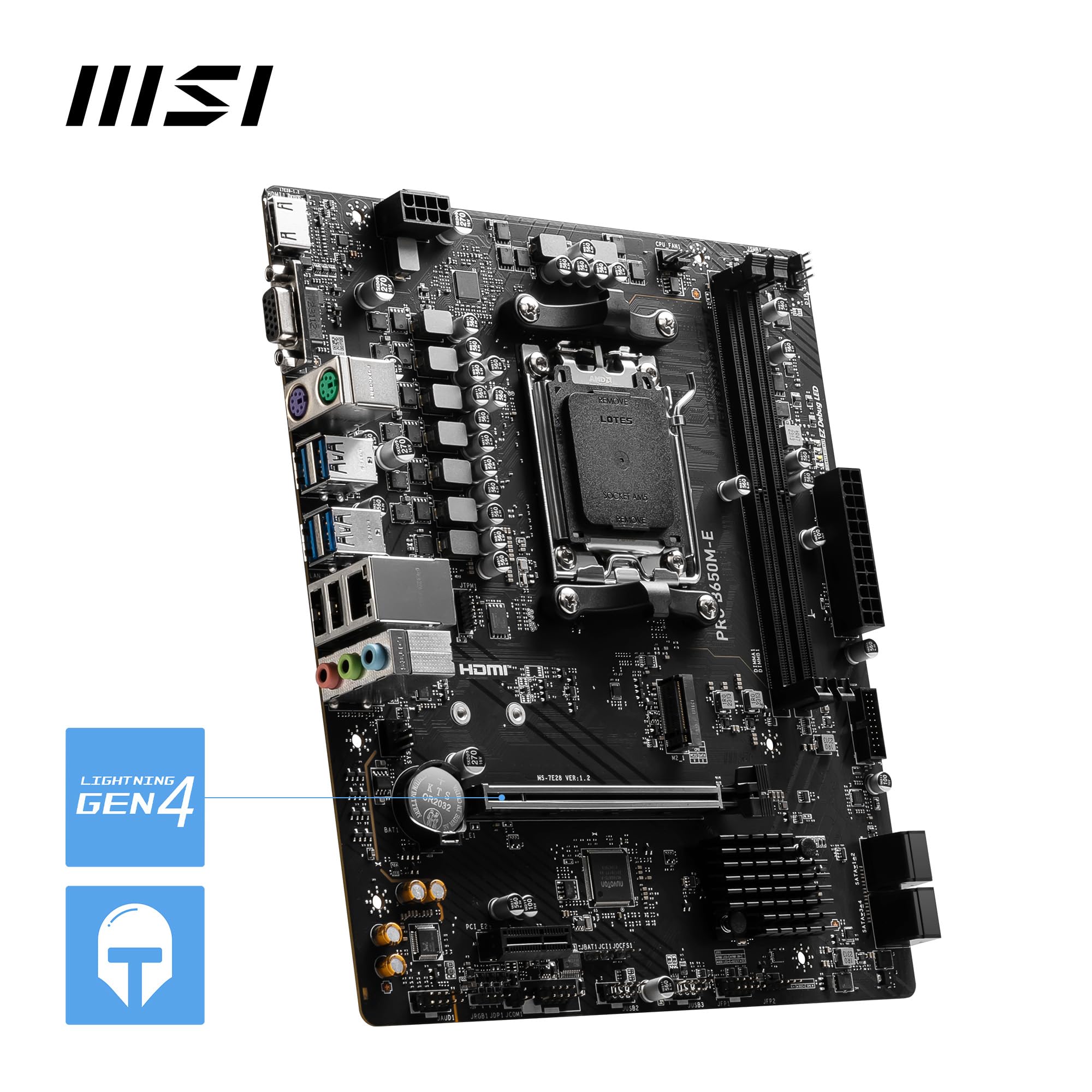 Amazon | MSI PRO B650M-E マザーボード Micro-ATX - AMD Ryzen 9000