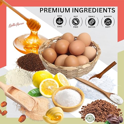 Miniatura 5 de Bell's Reines Galletas de mantequilla, lote pequeño gourmet suave, aperitivos saludables, paquetes de 4 galletas frescas de panadería, paquete de 3