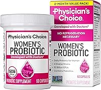 Vista 1 de Physician's Choice Probióticos - Equilibrio de PH, Digestivo, UT y Salud Femenina - 50 mil millones de UFC - 6 cepas únicas para mujeres