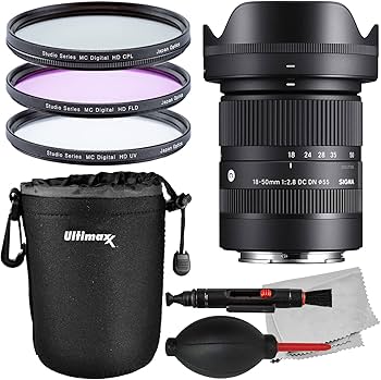 Amazon.com : Sigma 18-50mm f/2.8 DC DN Contemporary Lens for Sony