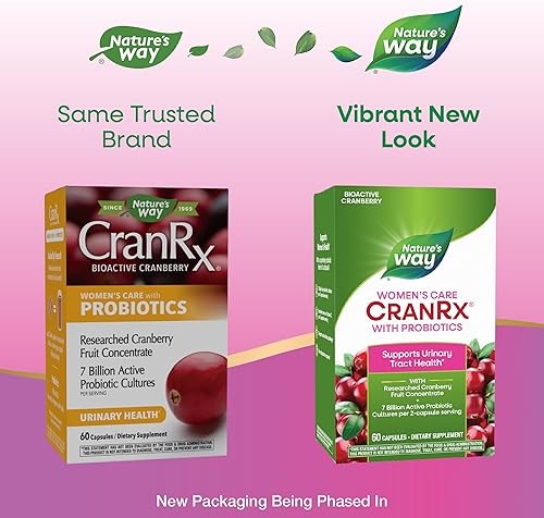 Miniatura 2 de Nature's Way CranRx Bioactive Cranberry con probióticos, apoya la salud urinaria*, 60 cápsulas