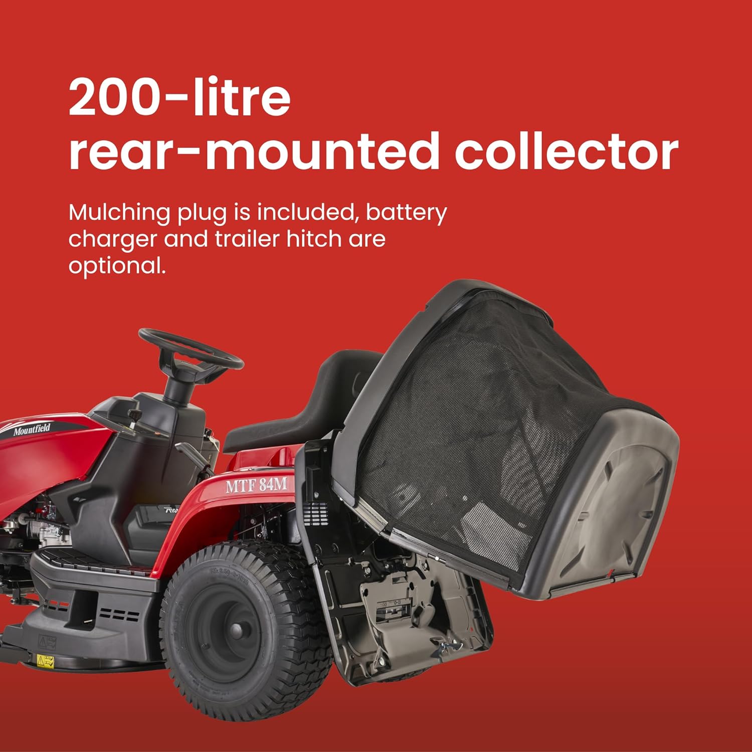 Mountfield MTF 84M 200-liter grass collector
