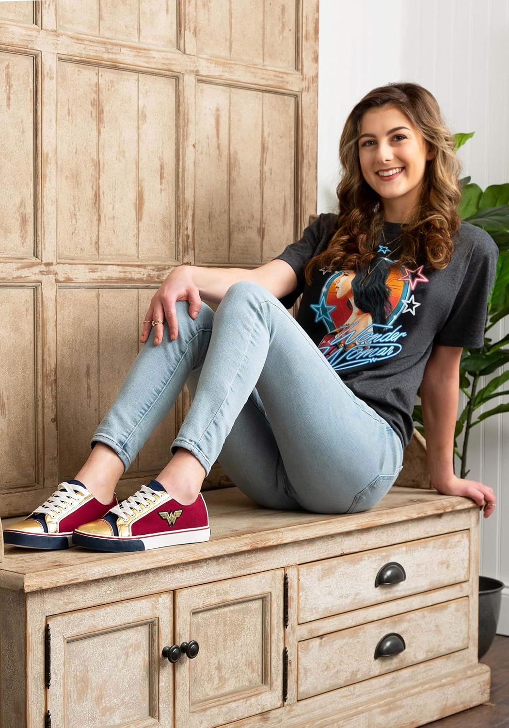 Ground Up Women's Wonder Woman Adult Shoes - Image 3