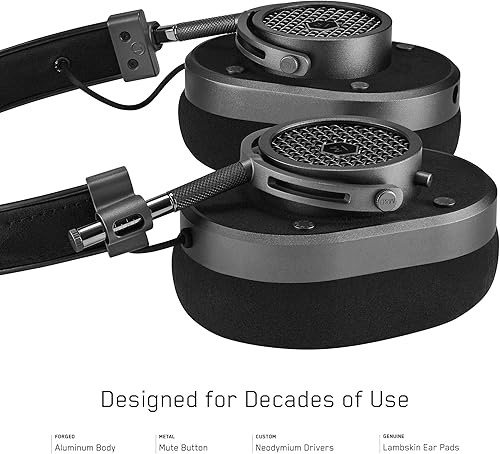 Miniatura 3 de Master & Dynamic Award Winning MH40 - Audífonos de diadema (parte trasera cerrada, calidad de sonido superior y diseño de nivel superior)