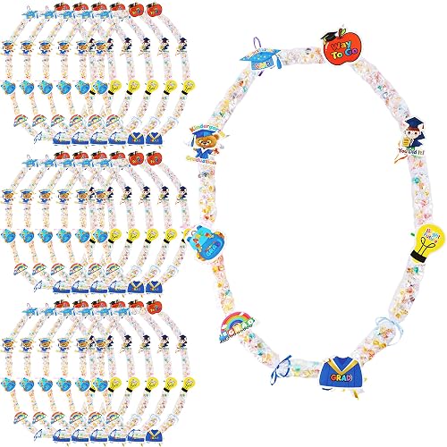 Barblog 220 Pcs Kids Preschool Graduation Candy Lei Making Kit Including 20 Cand