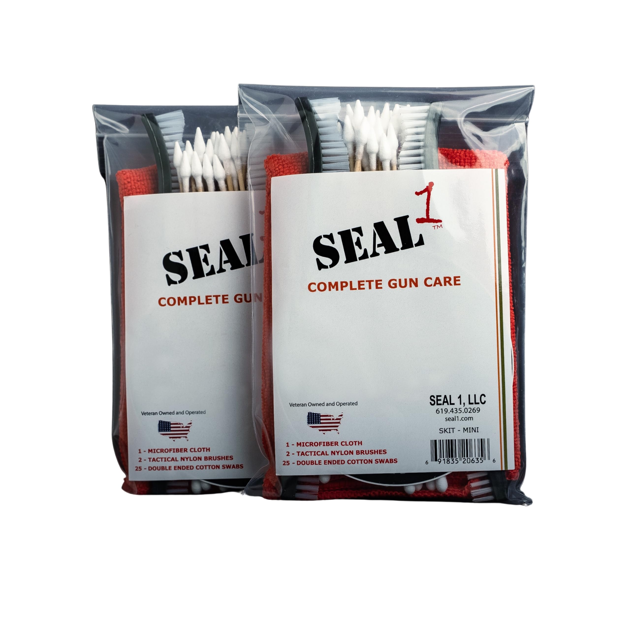SEAL 1 SKIT-Mini Firearm Cleaning, Hobby, DYI, and General Use Maintnance Kit