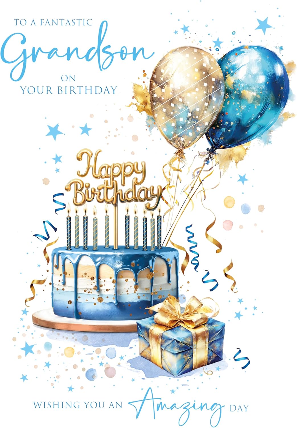 Cherry Orchard Amazing Grandson Carte D'anniversaire 13 Ans Pour