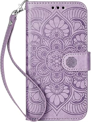 Ateeky Galaxy S23+ Plus Wallet Case,[Stand Feature] Protective PU Leather Flip Cover with Credit Card Slot [Magnetic Closure] for Galaxy S23 Plus(Light Purple)