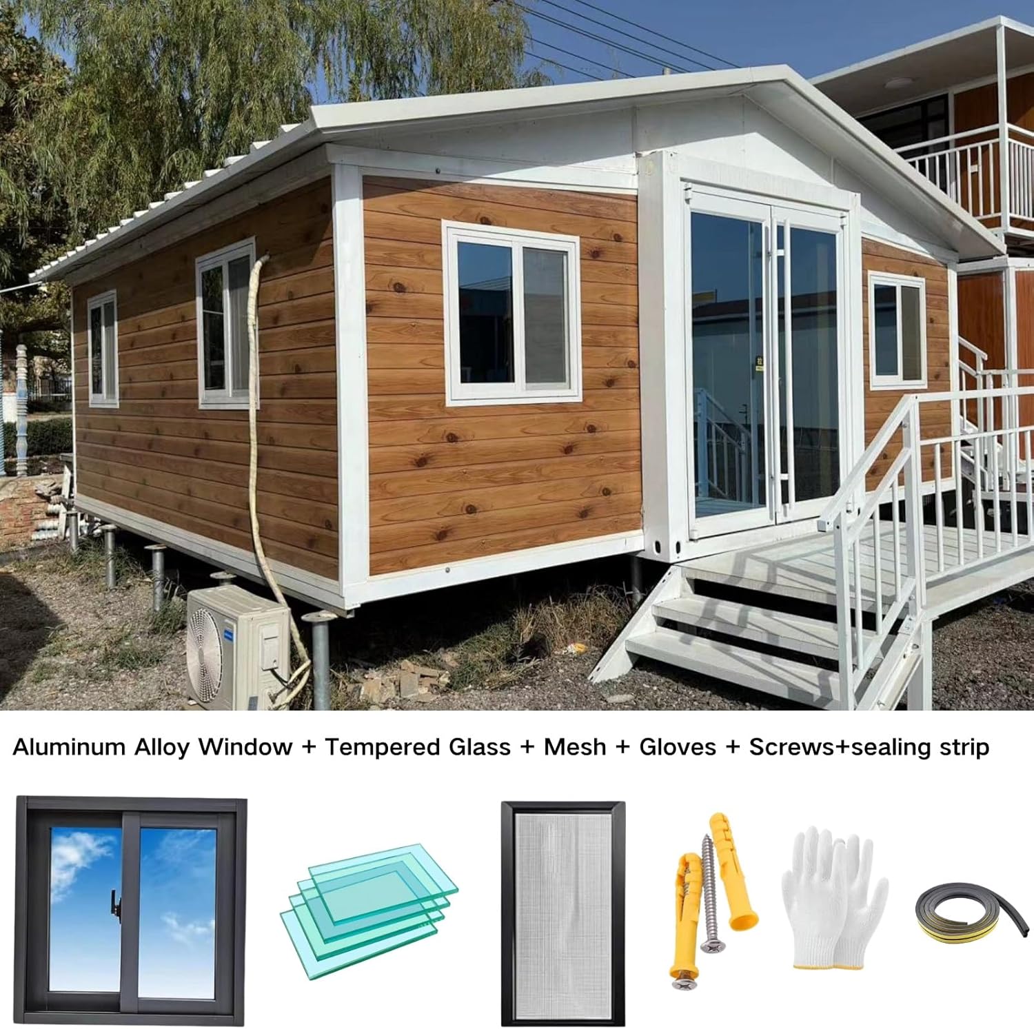 Household Windows Basement Sliding Window With Screen, 20" 22" 24" 26" 28" 30" 32" 34" 36" 38" 40" Shed Windows Replacement For Houses Shed Chicken Coop Bathroom Rv Garage(White,40x20in)