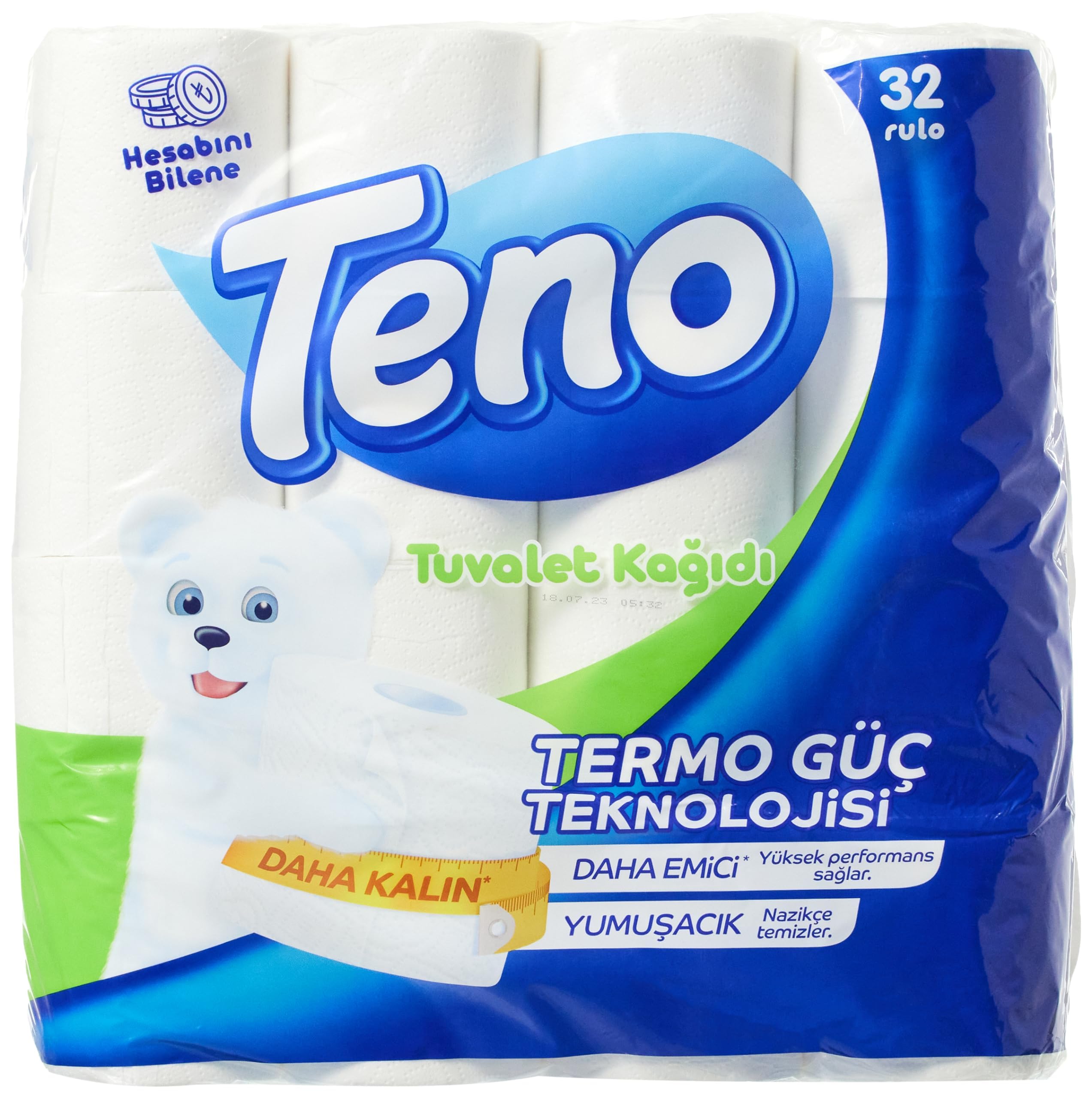 Teno 2 Katlı Ultra Tuvalet Kağıdı 32'li