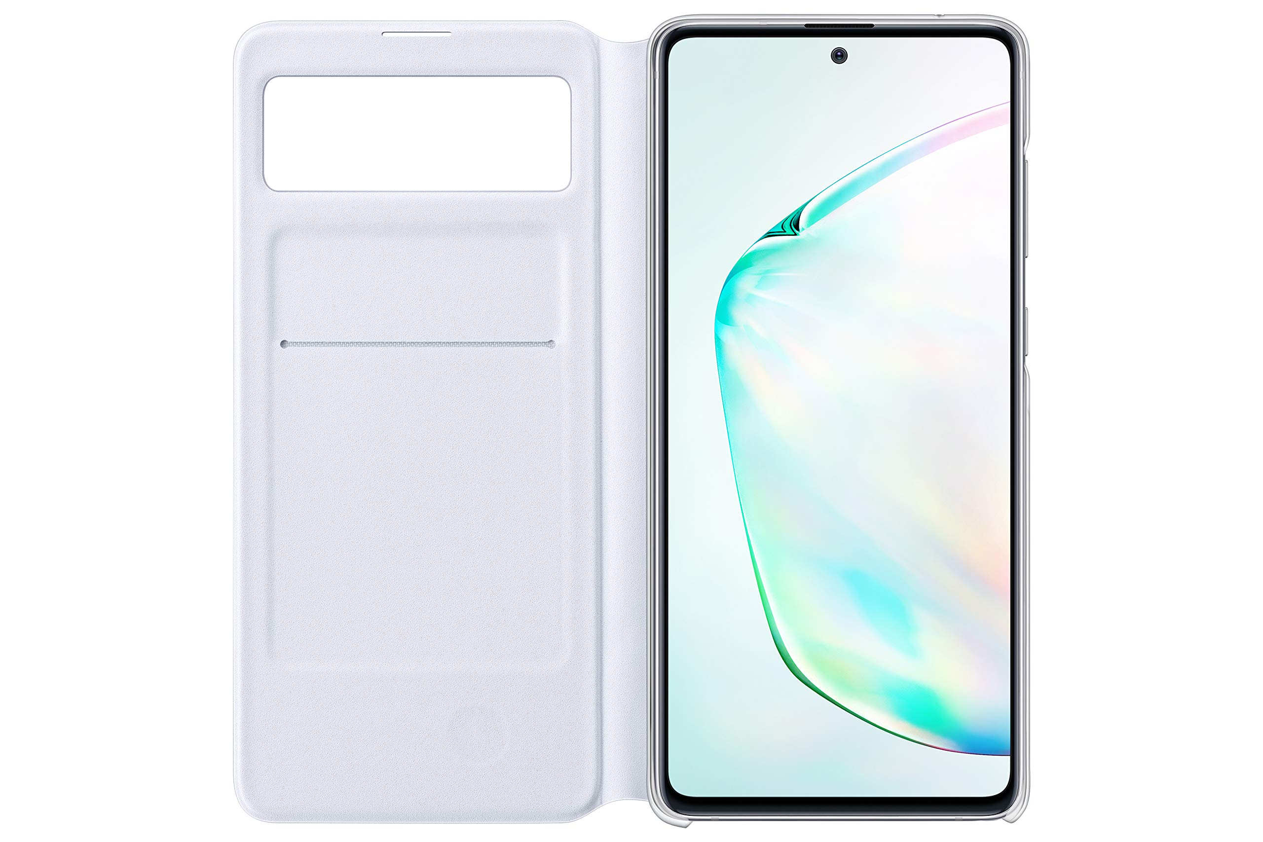 Galaxy Note 10+ ホワイト 本体 クリアケース付き Samsung Flip Cover for Galaxy Note10 Lite (Plastic | White