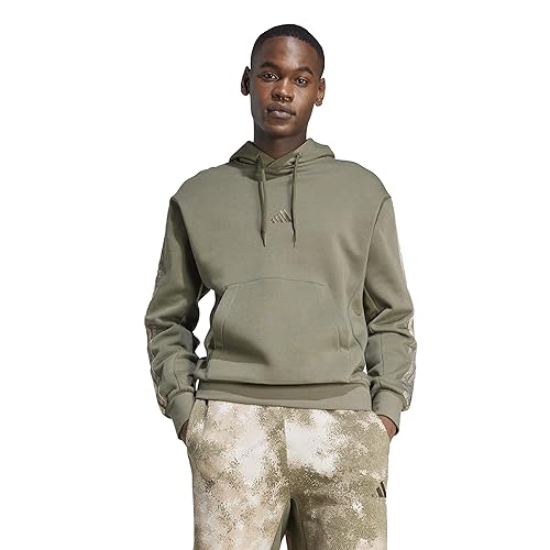 Men's All Over Printed Colorblock Hoodie