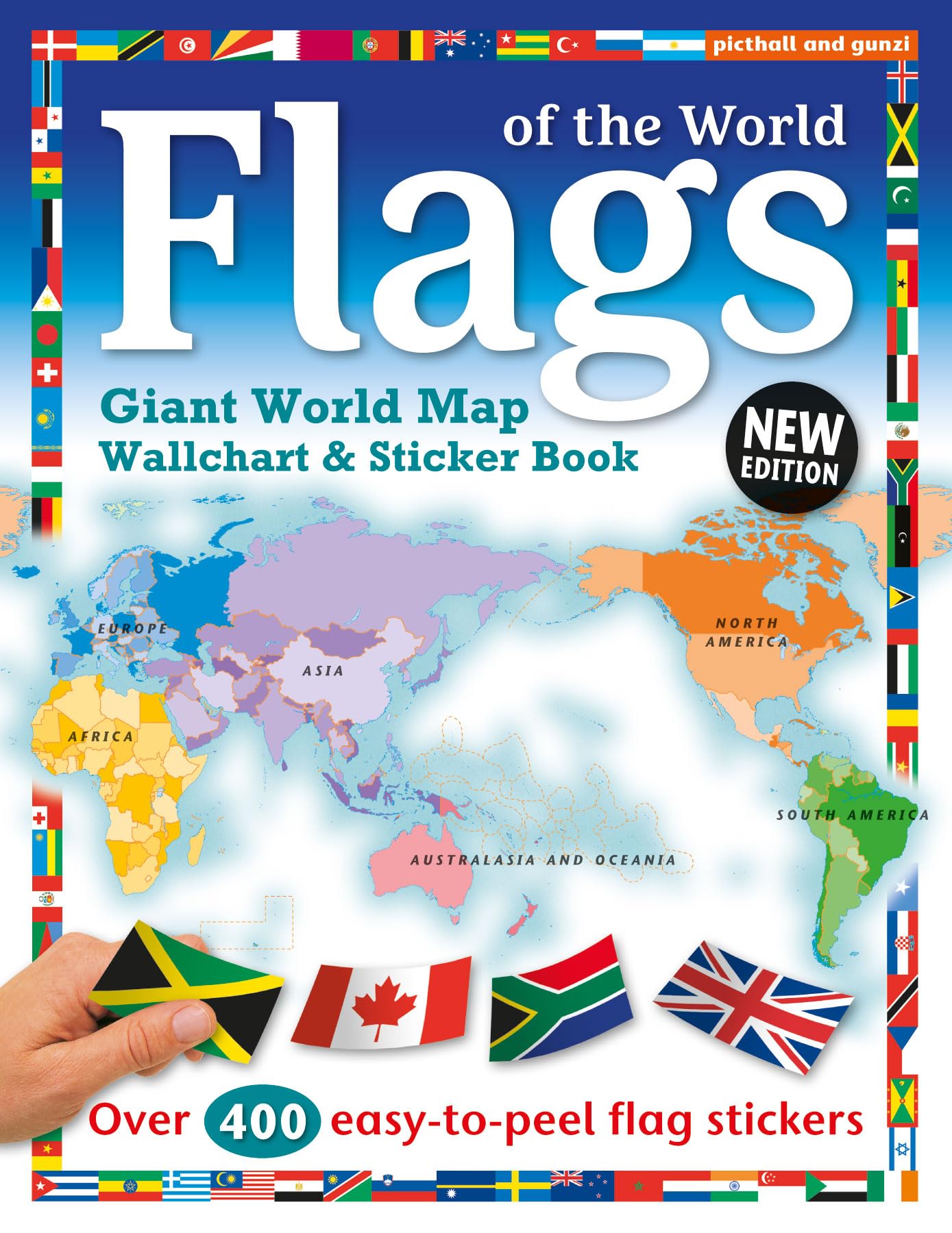 Flags of the World: World Map Wallchart Poster and Sticker Book (Need to Know Sticker Books)