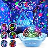 One Fire Night Light for Kids Gifts, 6 Films+78 Lighting Modes Ceiling Star Projector, Rechargeable Night Light Projector,360°Rotion Star Lights for Bedroom Decor,Sensory Toys for Baby Christmas Gifts