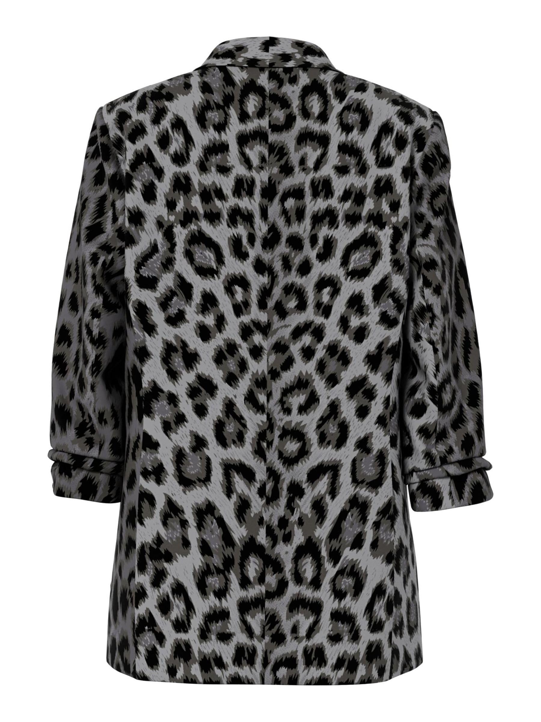 PIECES Pcbosella 3/4 Printed Blazer Noos BC, szary, S damski, Szary, S