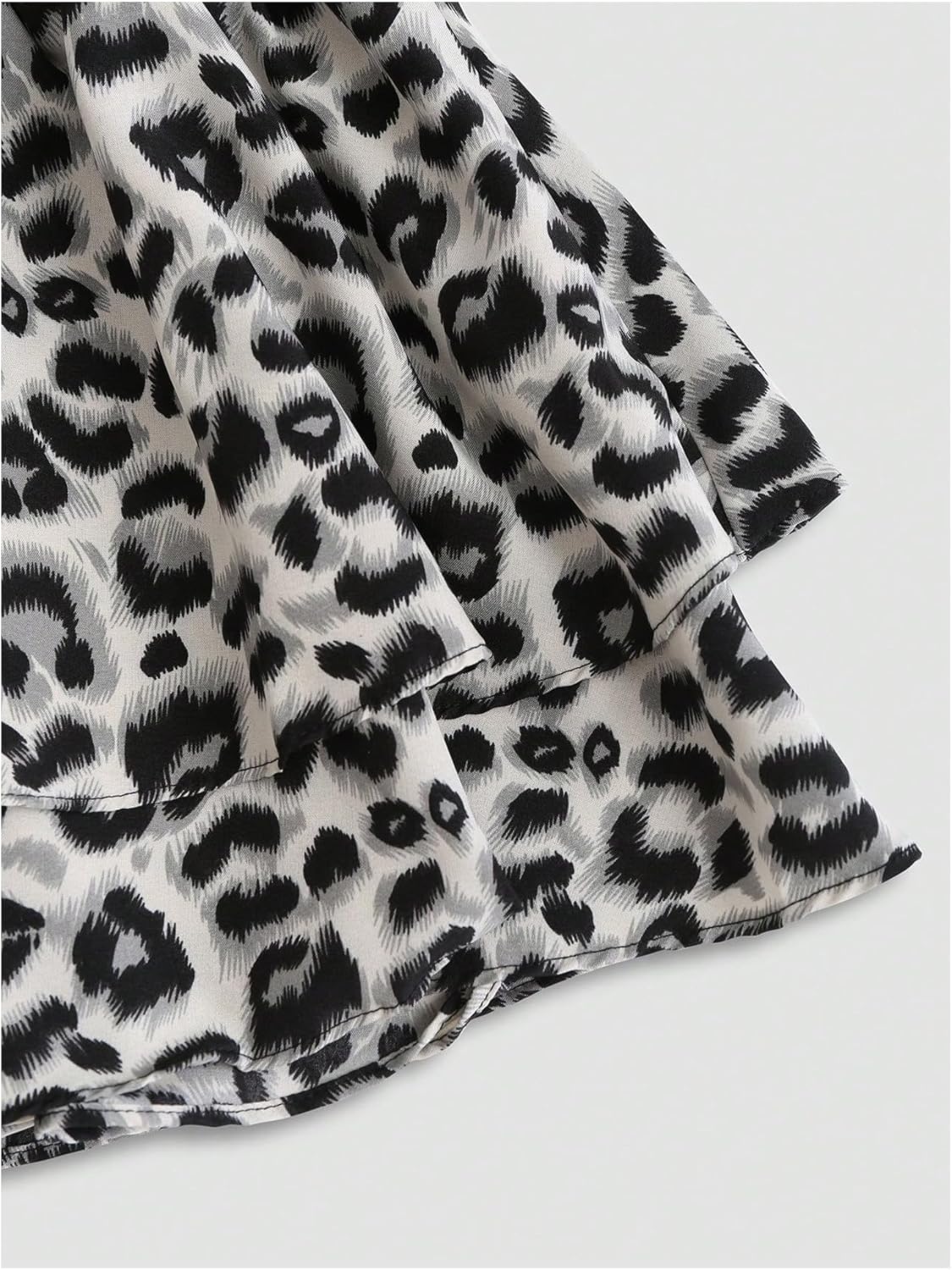 GORGLITTER Women's Sexy Going Out Outfits Cheetah Leopard Print Tube Tops Y2k Animal Western Mini Skirt Set - Image 5